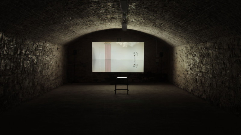 Installation view in Cork Bonded Warehouses, as part of Sounds from a Safe Harbour, Cork, 2015