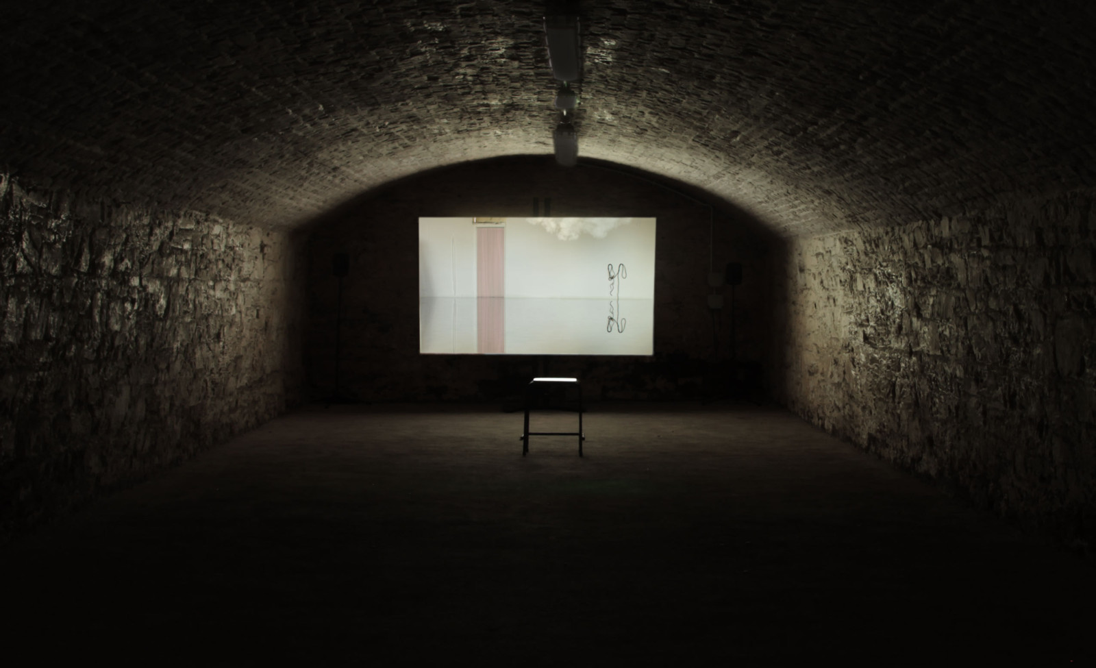 Installation view in Cork Bonded Warehouses, as part of Sounds from a Safe Harbour, Cork, 2015
